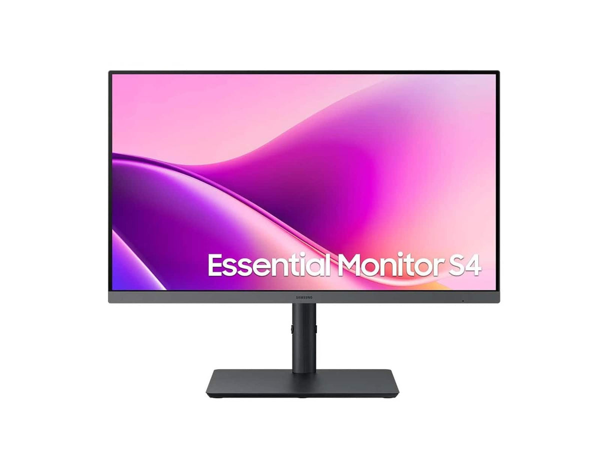 Samsung - 24" S43UF IPS FHD Borderless Flat Monitor (DisplayPort, HDMI, USB-C) - Black