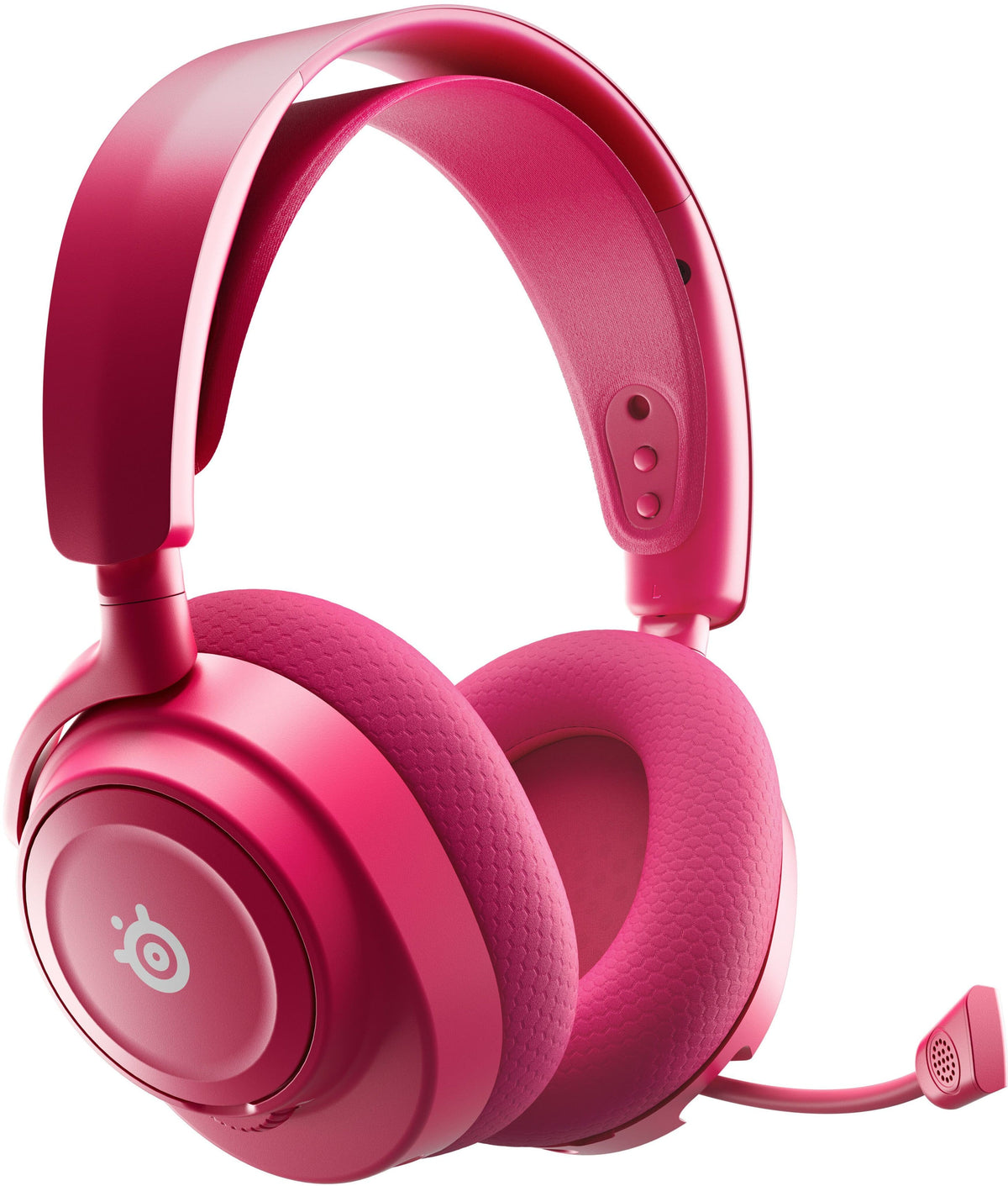 SteelSeries - Arctis Nova 7 Gen 2 Wireless Over-The-Ear Multi Gaming Headset for PC, PS5, Switch, Handheld - Magneta