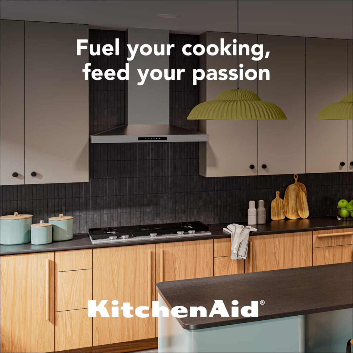 KitchenAid 36  in. Gas Cooktop with 5 Burners and Integrated Wok Grate - Stainless Steel