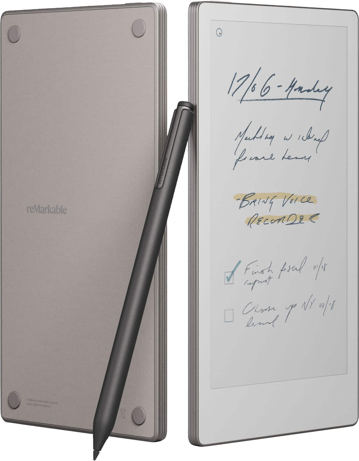 reMarkable - Paper Pro Move - 7.3" Paper Tablet with Marker Plus - Silver