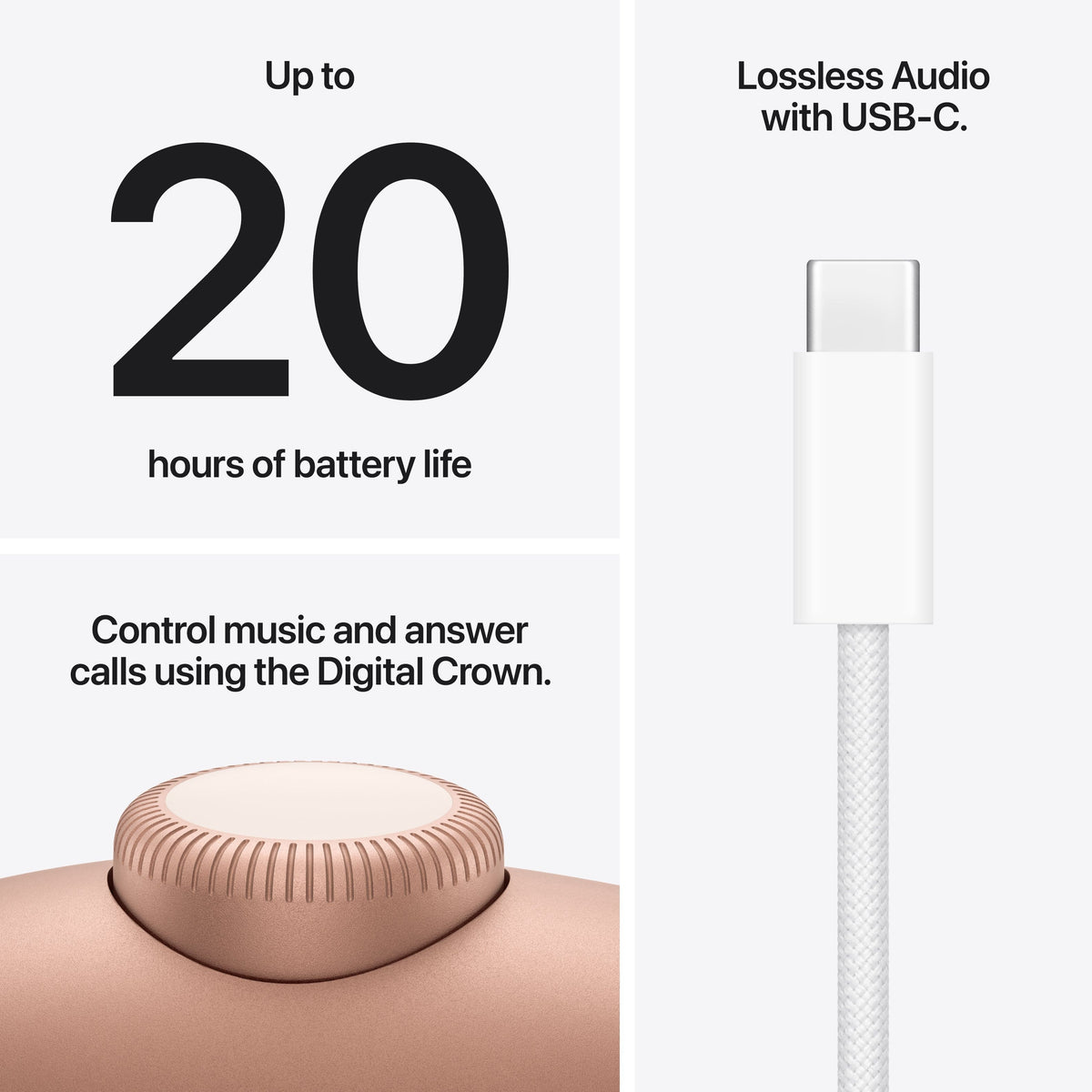 Apple - Geek Squad Refurbished Good - AirPods Max 2 (USB-C) - Orange