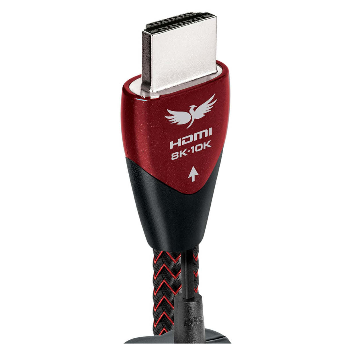 AudioQuest - FireBird 48 7.4' 4K-8K-10K 48Gbps HDMI Cable - Red on Black