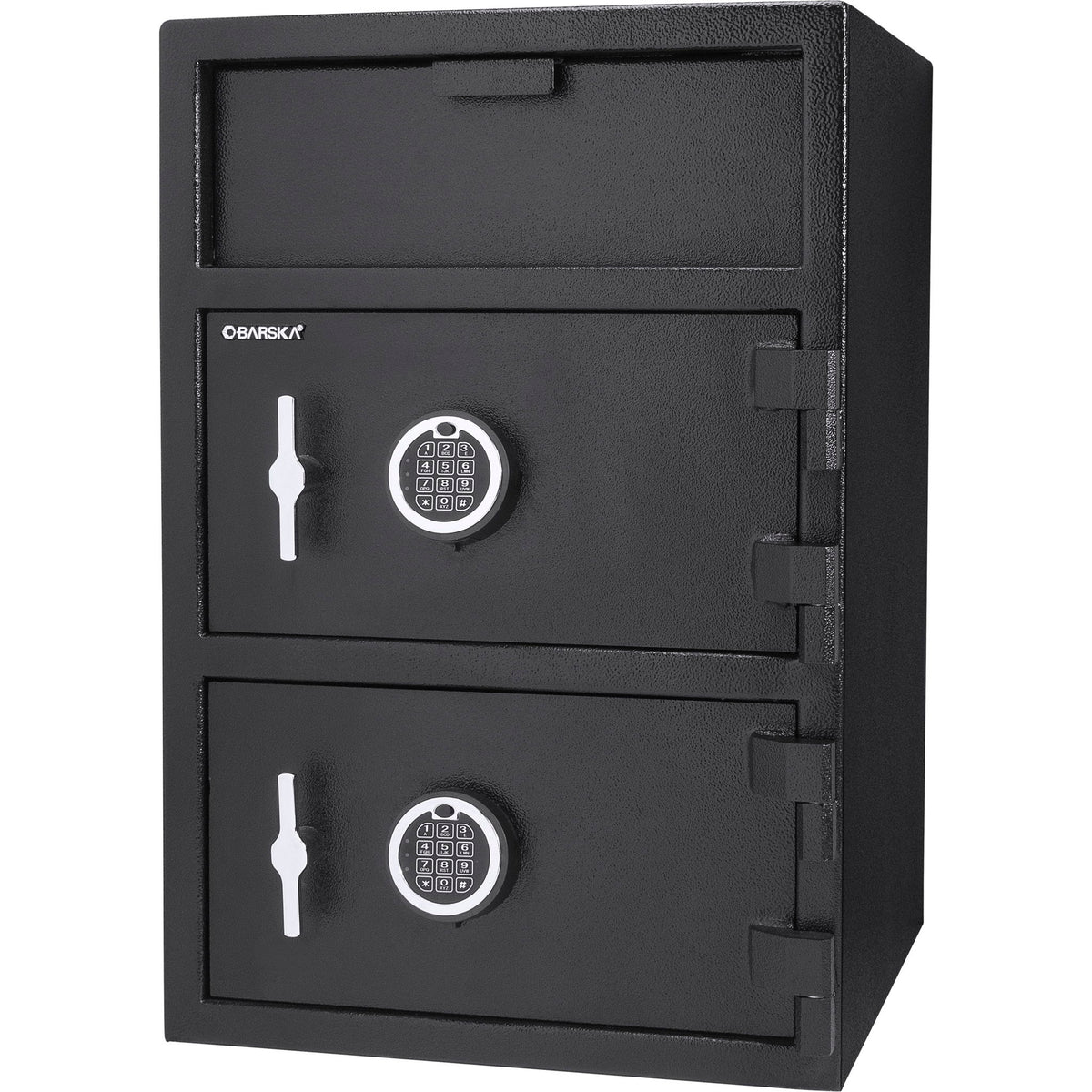 Digital Keypad 2 Lock Depository Safe 1 6 2 Cubic Ft - Black