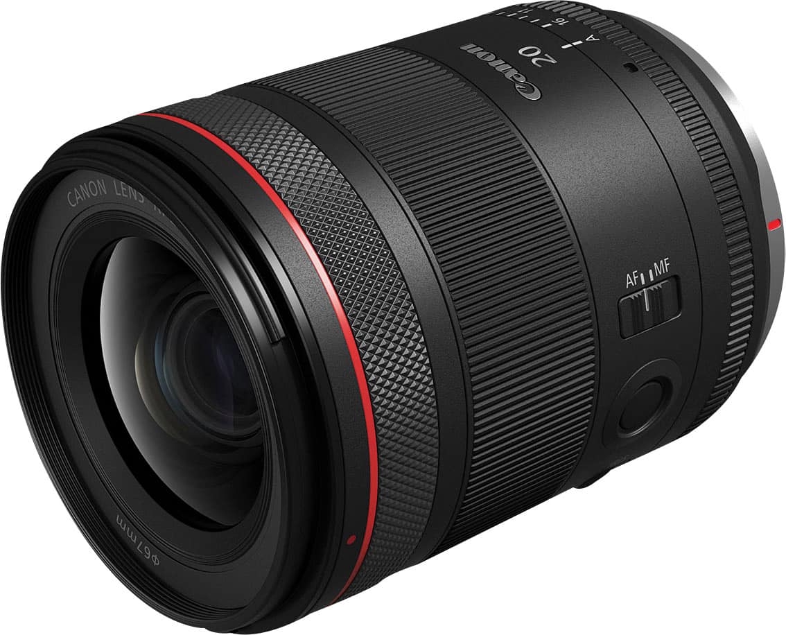 Canon - RF20mm F1.4 L VCM Wide-Angle Prime Lens for EOS R-Series Cameras - Black