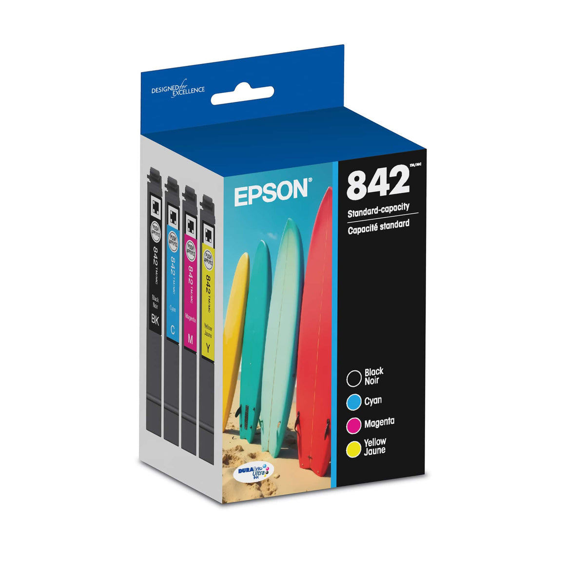 Epson - 842 DURABrite Ultra Ink Standard Capacity Black & Color Combo Pack (T842120-BCS)