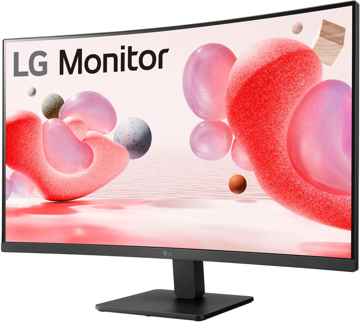 LG - 32" VA Curved FHD 100Hz AMD FreeSync Monitor (HDMI) - Black