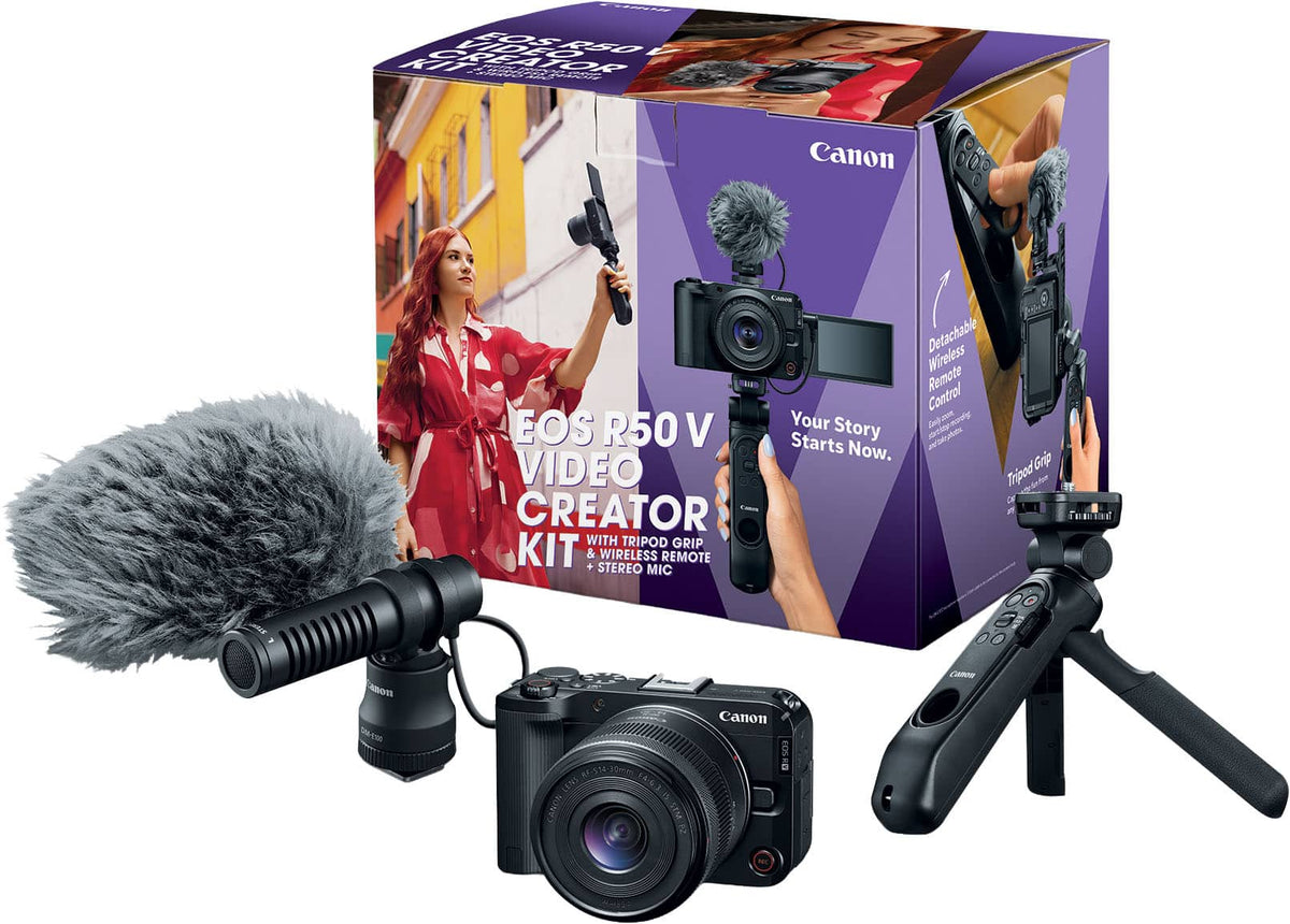 Canon - EOS R50 V Video Creator Kit - Black