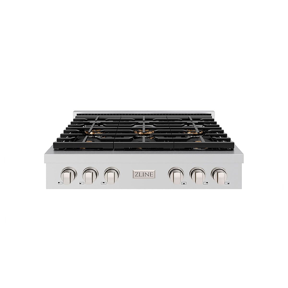 ZLINE - 36 in. Wide 6 Burner Paramount Gas with DuoPro Cooktop (PSRT36) - Stainless Steel