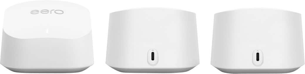 eero - 6+ mesh wifi system, 3 pk - White