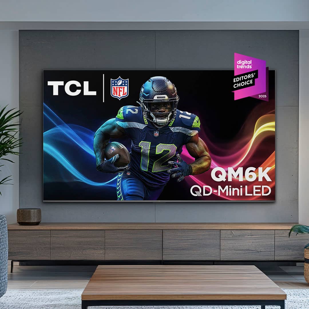 TCL - 55" QM6K Series 4K UHD HDR QD Mini LED Smart TV with Google TV (2025)