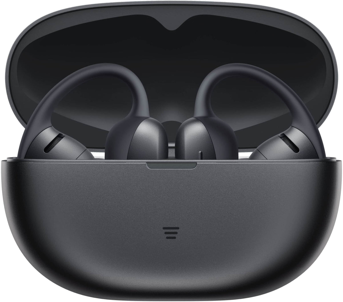 Shokz - OpenDots Air Open-Ear Clip-On True Wireless Bluetooth Earbuds - Black