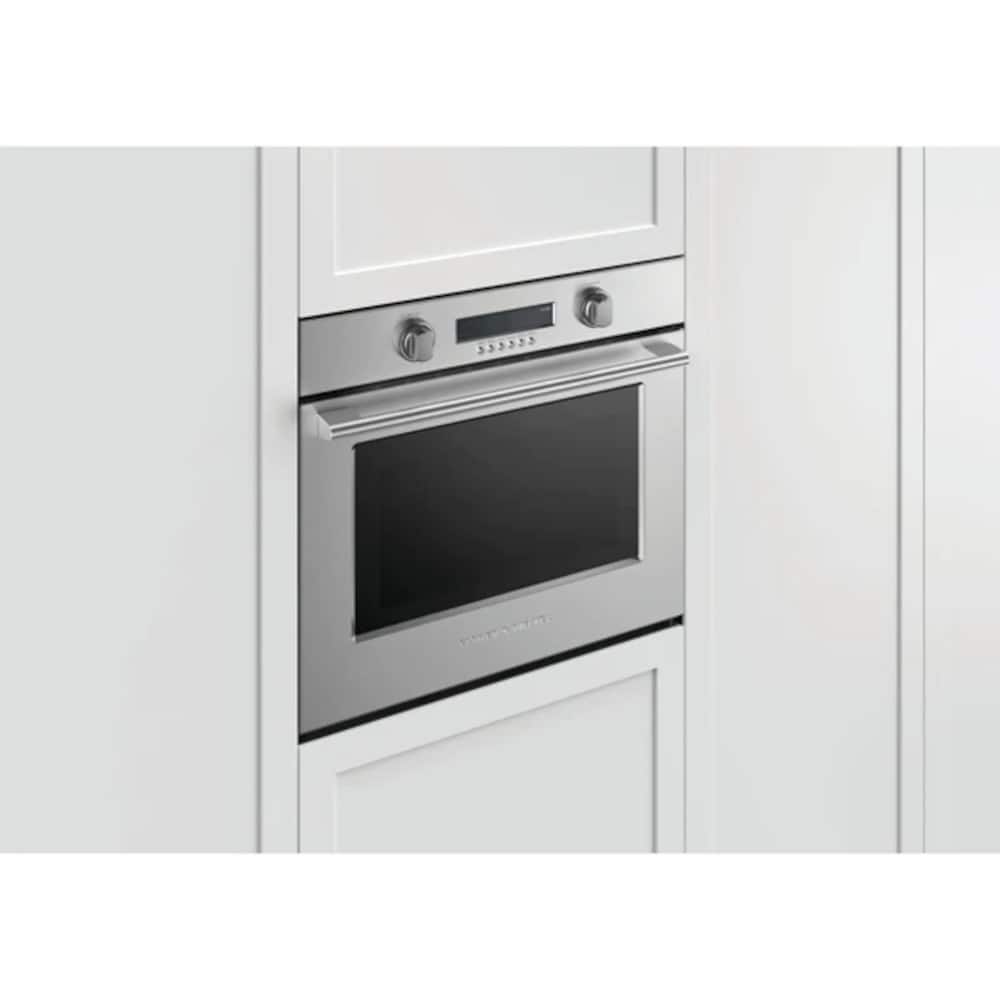 Fisher & Paykel - 30-in Built-In Single Electric Convection Wall Oven - Stainless Steel