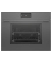 Fisher & Paykel - 30" Single Combination Steam Oven, 6.8" Touchscreen - Minimal Grey - Gray
