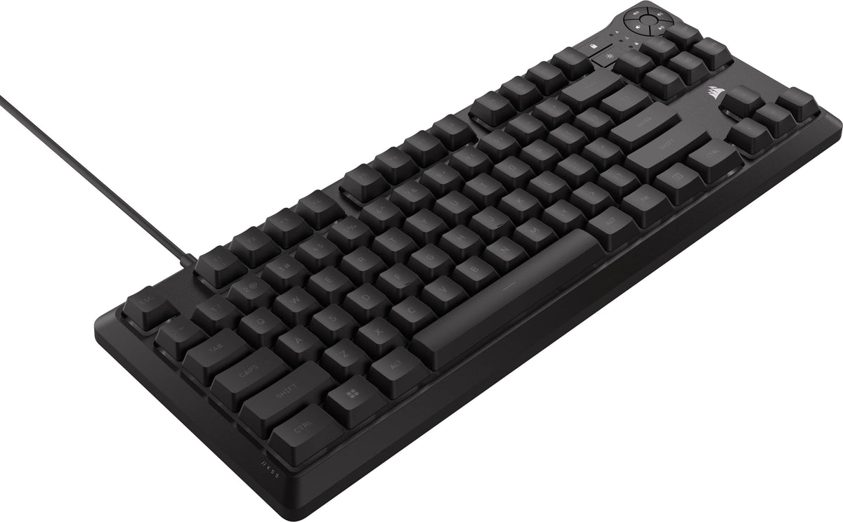 CORSAIR - K55 CORE TKL RGB Gaming Keyboard – 8-Zone RGB – Tenkeyless - Black
