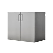 Astro Series - Wall Mounted Base Door Storage Cabinet - Metallic Gray