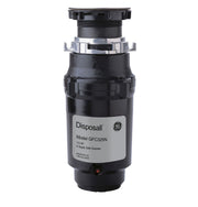 GE - 1/3 HP Continuous Feed Garbage Disposer - Black