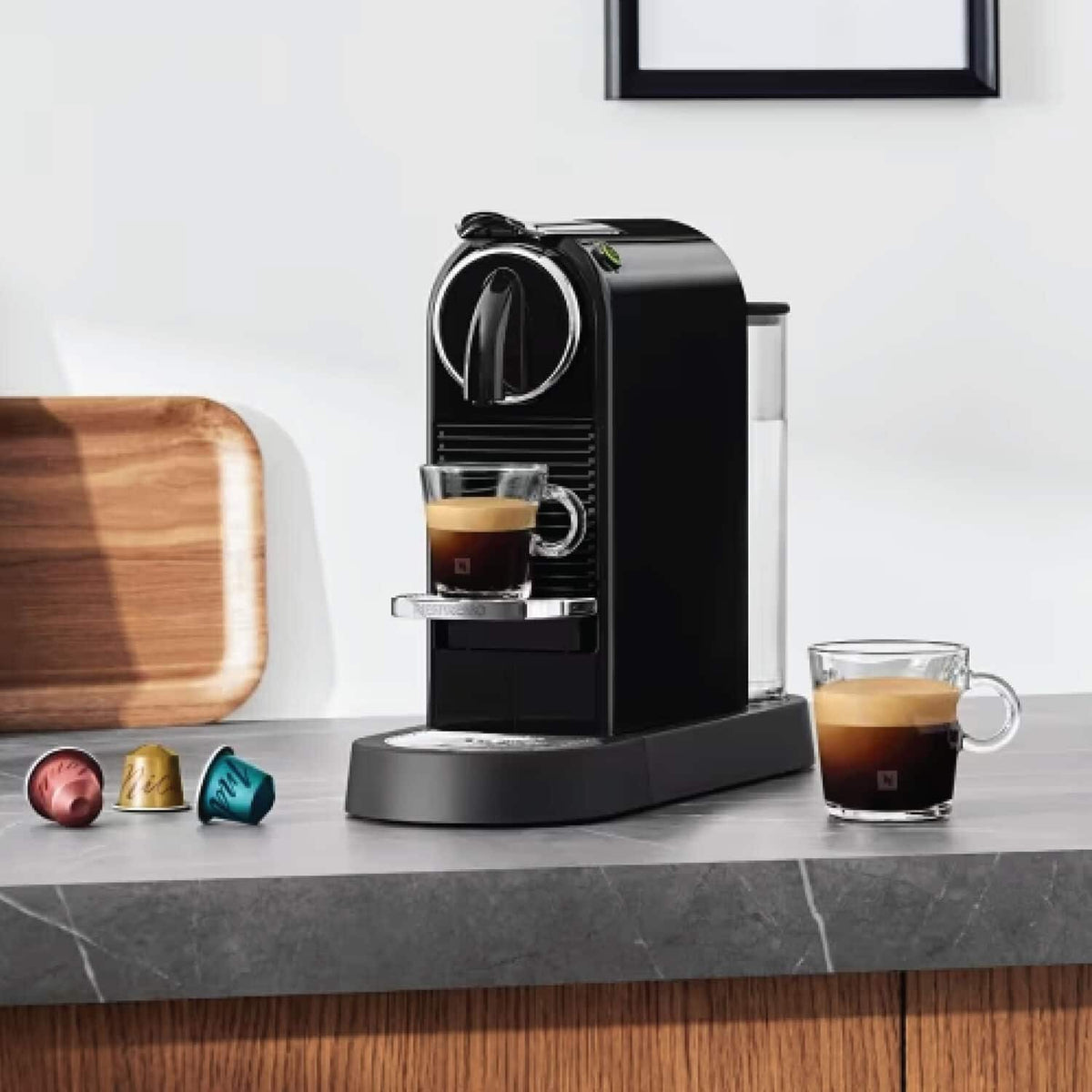 De'Longhi - CitiZ Single-Serve Espresso Machine - Limousine Black