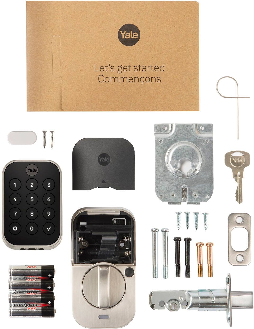 Yale - Assure Lock 2 Touch Key-Free Keypad with Bluetooth - Satin Nickel