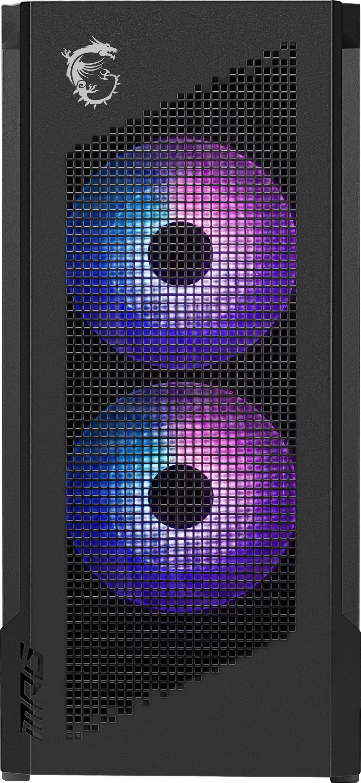 MSI - MPG Velox 300R Airflow PZ ATX Mid-Tower PC Case - Black