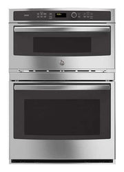 GE Profile - 30" Built-In Double Electric Convection Wall Oven - Stainless Steel