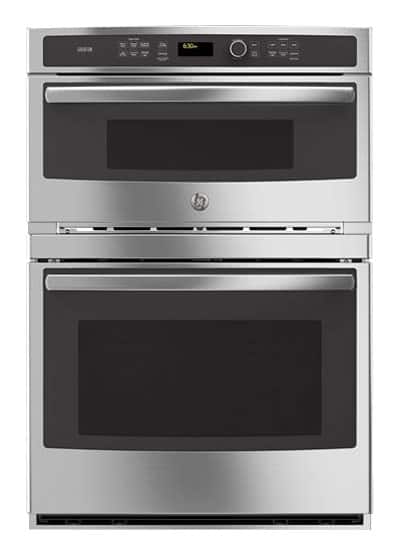 GE Profile - 30" Built-In Double Electric Convection Wall Oven - Stainless Steel
