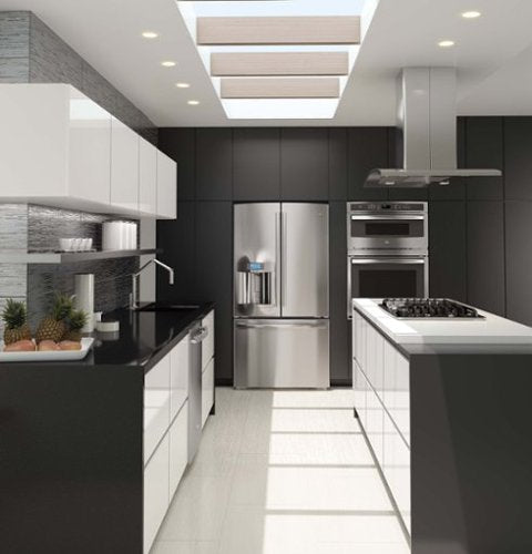 GE Profile - 30" Built-In Double Electric Convection Wall Oven - Stainless Steel