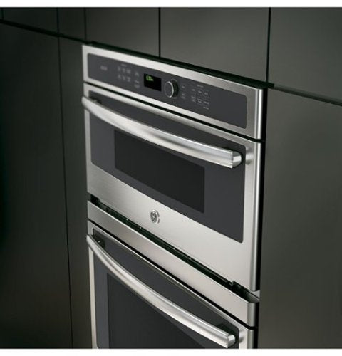 GE Profile - 30" Built-In Double Electric Convection Wall Oven - Stainless Steel
