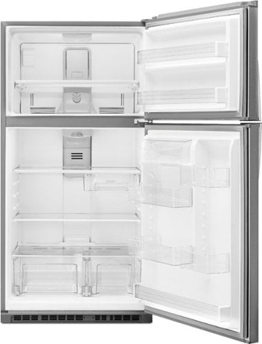 Whirlpool - 21.3 Cu. Ft. Top-Freezer Refrigerator - Monochromatic Stainless Steel