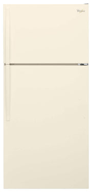 Whirlpool - 28 in. Wide 14.3 cu. ft. Top-Freezer Refrigerator - Biscuit
