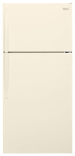 Whirlpool - 28 in. Wide 14.3 cu. ft. Top-Freezer Refrigerator - Biscuit