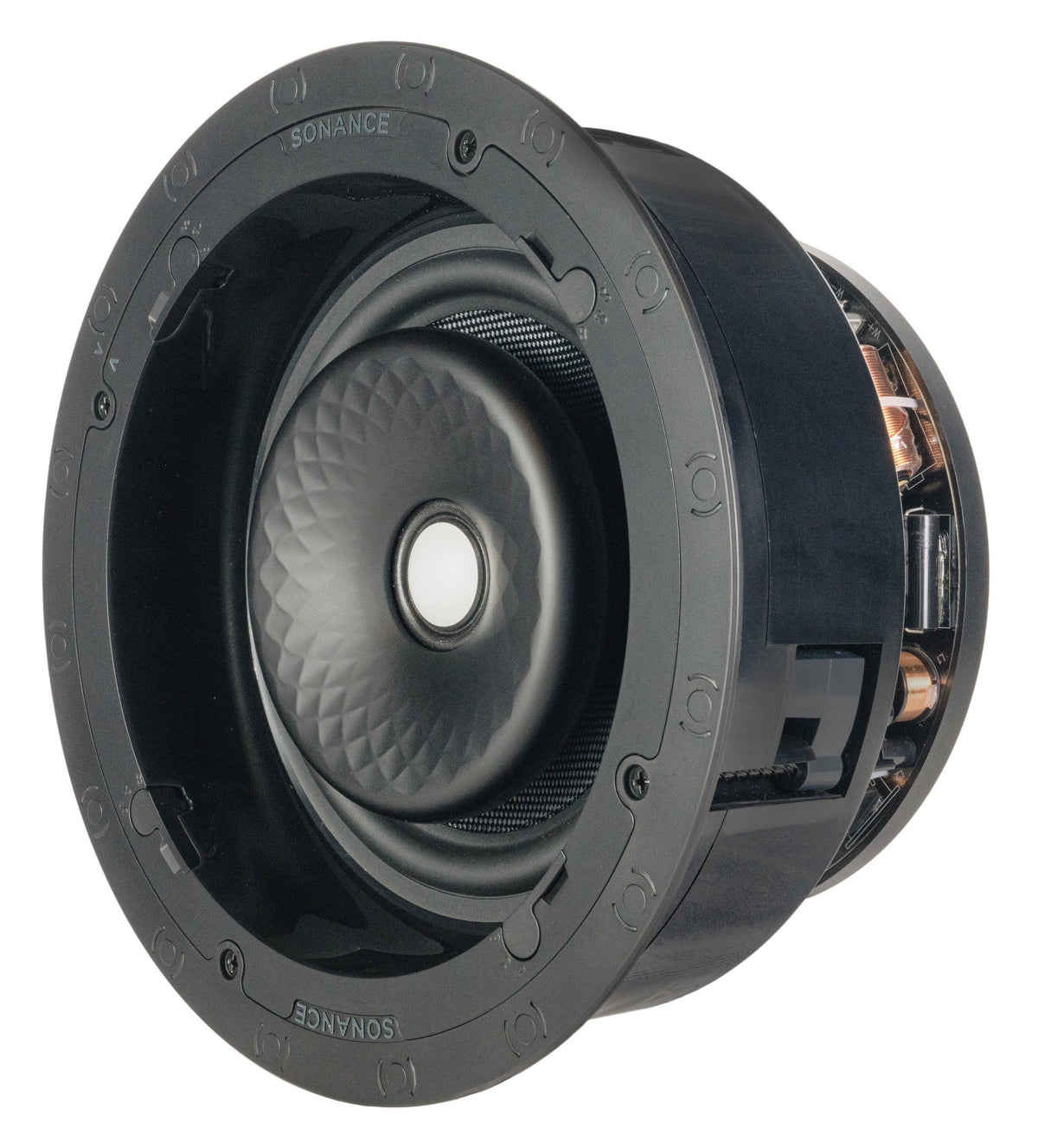 Sonance - VX86R SST SINGLE SPEAKER - Visual Experience Series 8" 2-Way Single Stereo In Ceiling Speaker (Each) - Paintable White