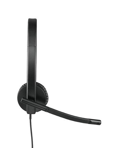 Logitech - H570e Stereo Wired Over-the-Ear Headset - Black