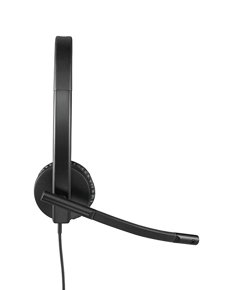 Logitech - H570e Stereo Wired Over-the-Ear Headset - Black