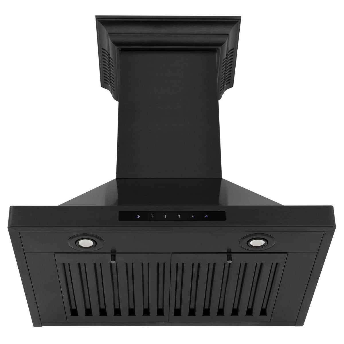 ZLINE - 24 inches - Externally Vented - Wall Range Hood - Black Stainless Steel