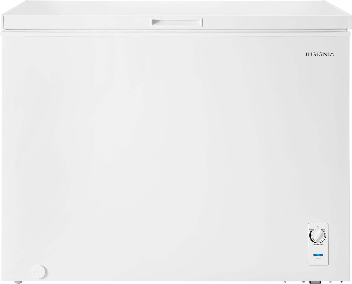Insignia™ - 10.4 Cu. Ft. Manual Defrost Garage-Ready Chest Freezer - White