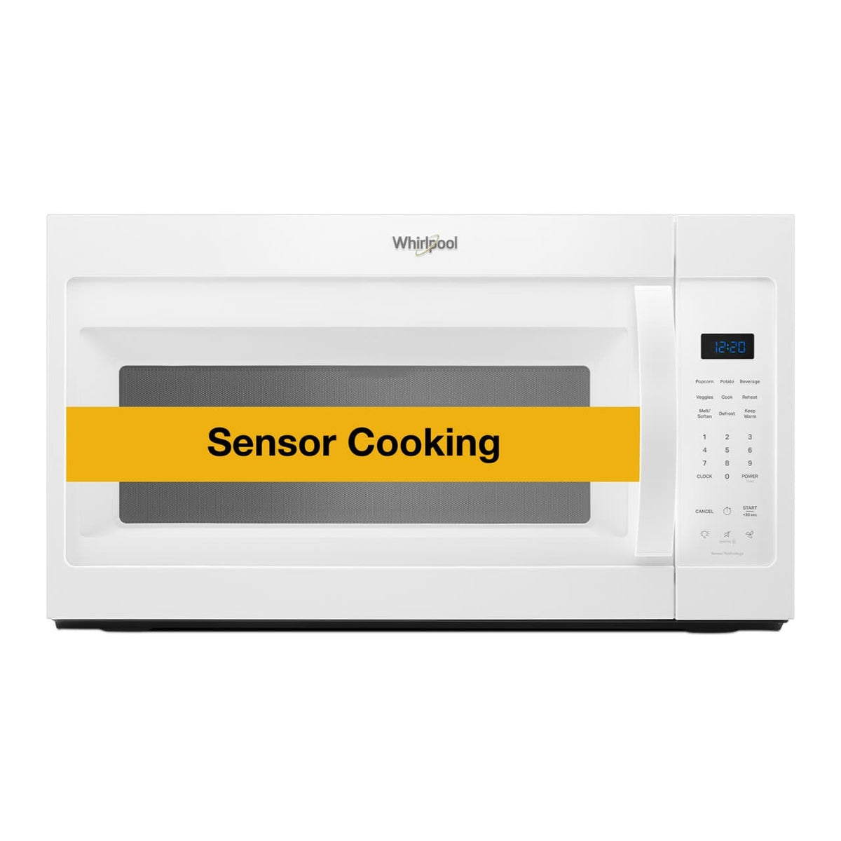 Whirlpool - 1.9 Cu Ft. Over-the-Range Microwave with Sensor Cooking Technology - White