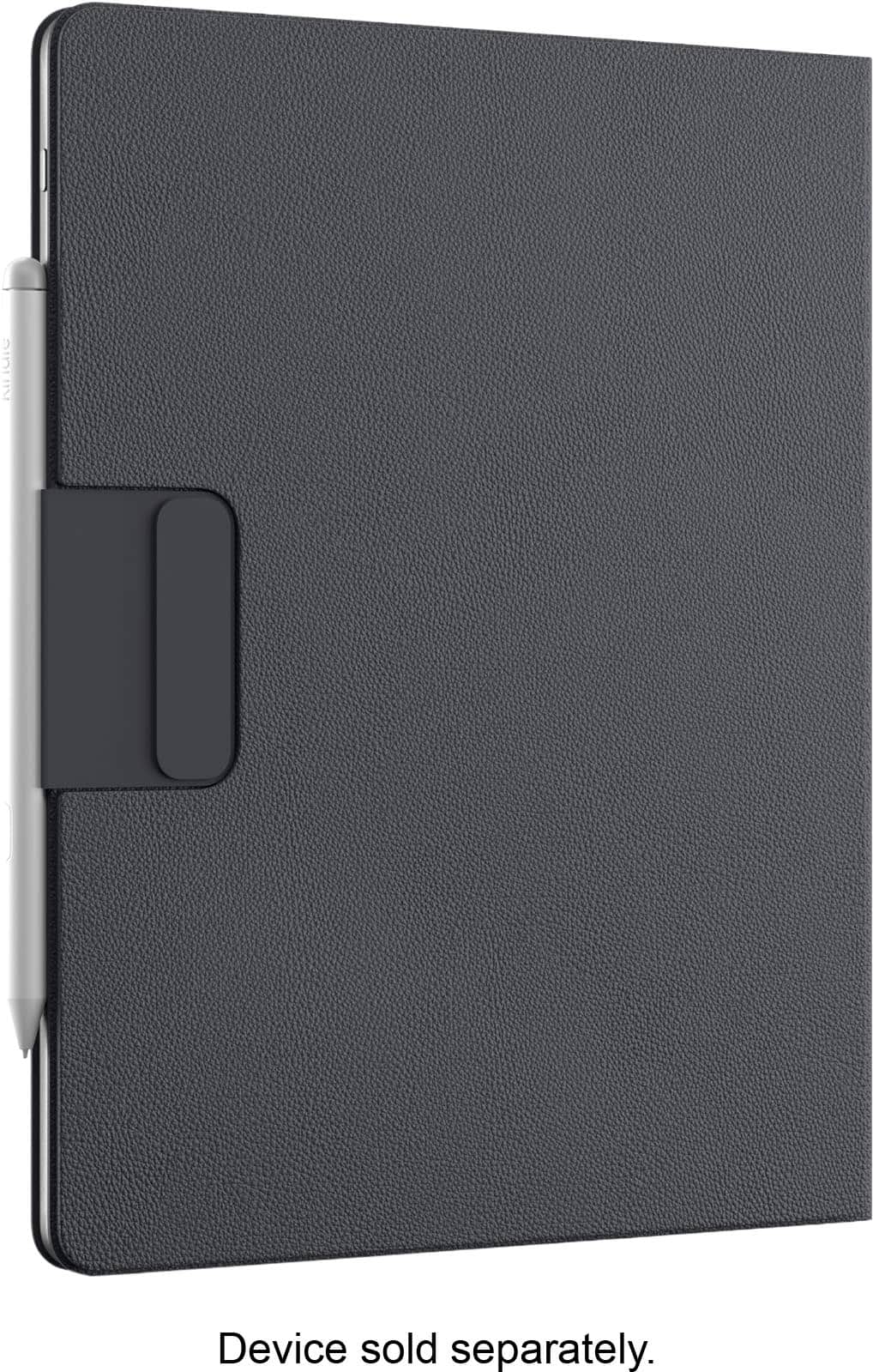 Amazon - Kindle Scribe Executive Folio Cover with Magnetic Attach, Sleek Protective Case - Premium Leather - Graphite