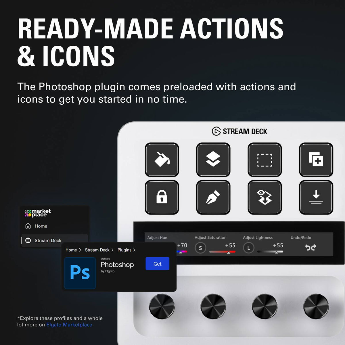 Elgato - Stream Deck + - White
