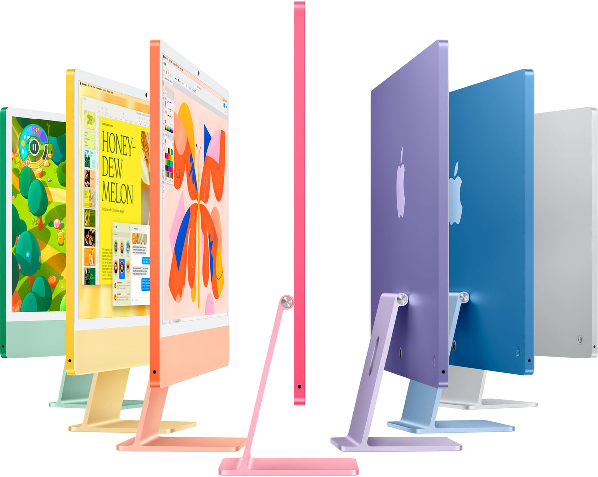 Apple - iMac 24-inch All-in-One - M4 chip - Built for Apple Intelligence - 10 Core CPU - 10 Core GPU - 16GB Memory - 512GB SSD - Pink