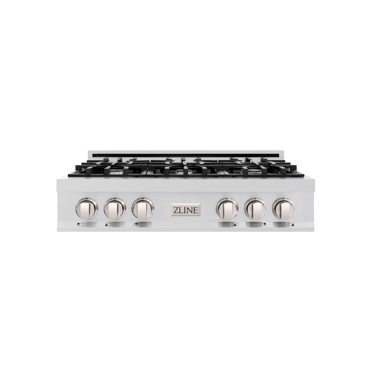 ZLINE - 36 in. Wide 6 Burner Legacy Gas Rangetop withPorcelain Cooktop in Stainless Steel (RT36) - Stainless Steel