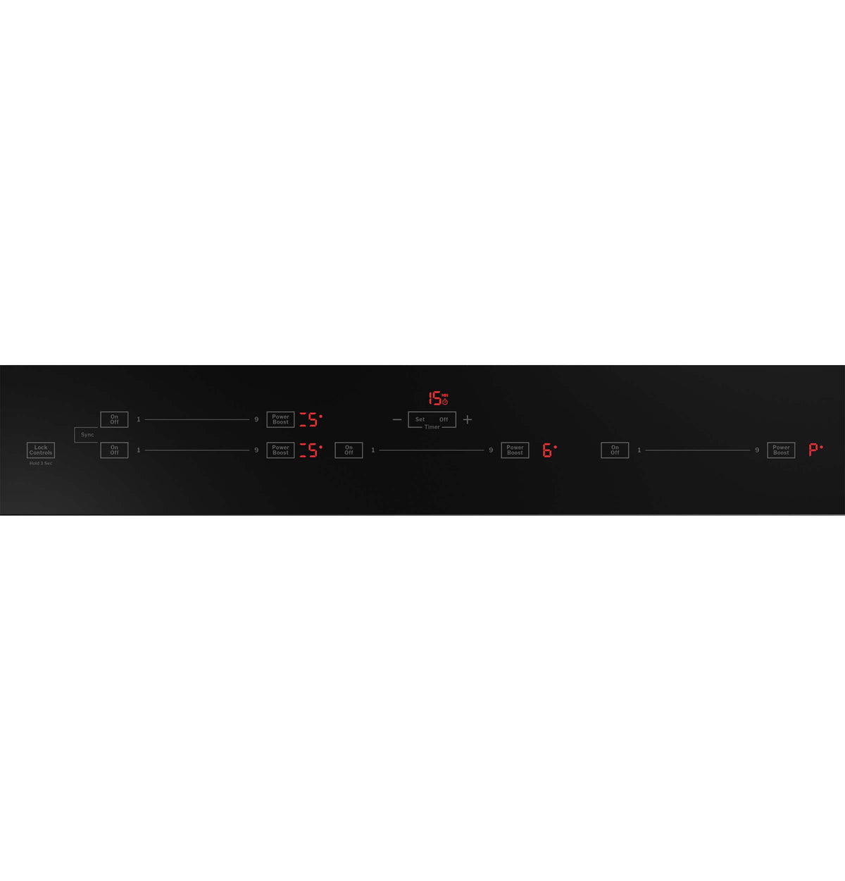 GE Profile - 30" Built-In Electric Induction Cooktop with 4 Elements, Slide Touch Controls, and Power Boost - Black