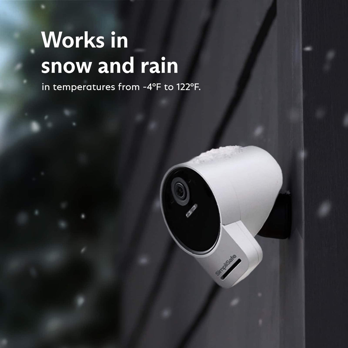 SimpliSafe - Outdoor Camera Series 2 - White