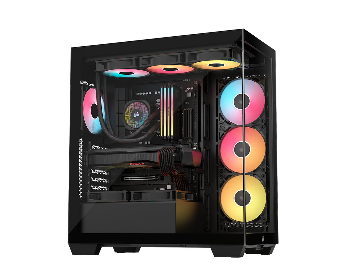CORSAIR - 3500X RS-R ARGB ATX Mid-Tower PC Case - Black