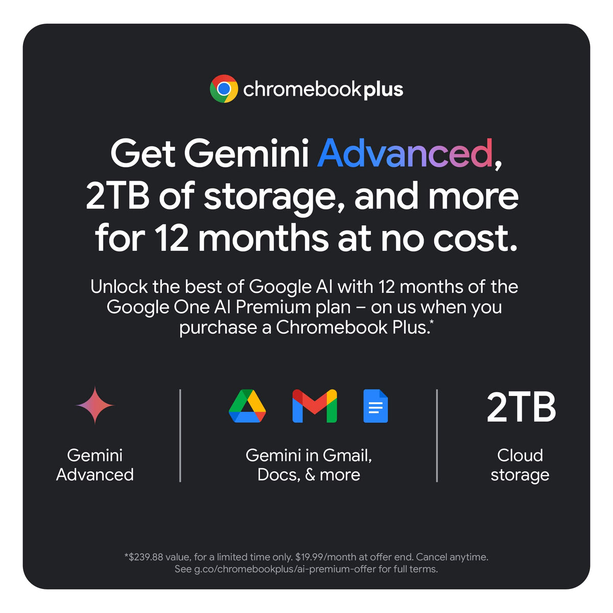 Samsung - Galaxy Chromebook Plus 15.6” with Google AI - AMOLED display - Intel Core 3 - 8GB Memory 256GB Storage - Neptune Blue