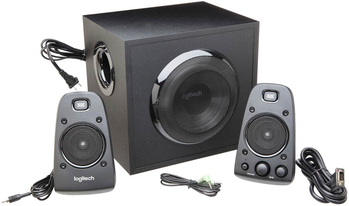 Logitech - Z623 2.1 Speaker System (3-Piece) for PC - Black