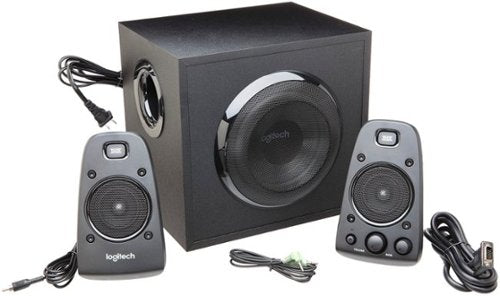 Logitech - Z623 2.1 Speaker System (3-Piece) for PC - Black