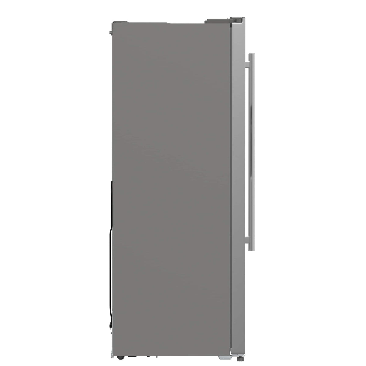 Forno Appliances - 40 in. Wide Salerno 20 Cu. Ft. Side-by-Side Built-In Refrigerator with Water and Ice Dispenser - Stainless Steel