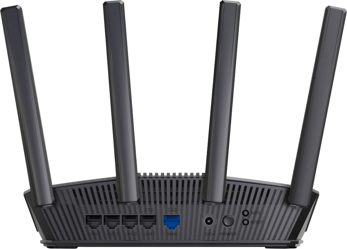 ASUS - RT-BE59 BE5000 Dual-Band Wi-Fi 7 Router - Black