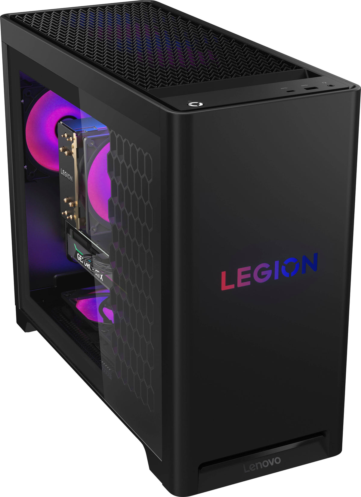 Lenovo - Legion Tower 5 Gaming Desktop - AMD Ryzen 7 7800X3D - 32GB Memory - NVIDIA GeForce RTX 5070 - 1TB SSD - Eclipse Black