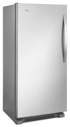Whirlpool - SideKicks 17.7 Cu. Ft. Frost-Free Upright Freezer - Monochromatic Stainless Steel